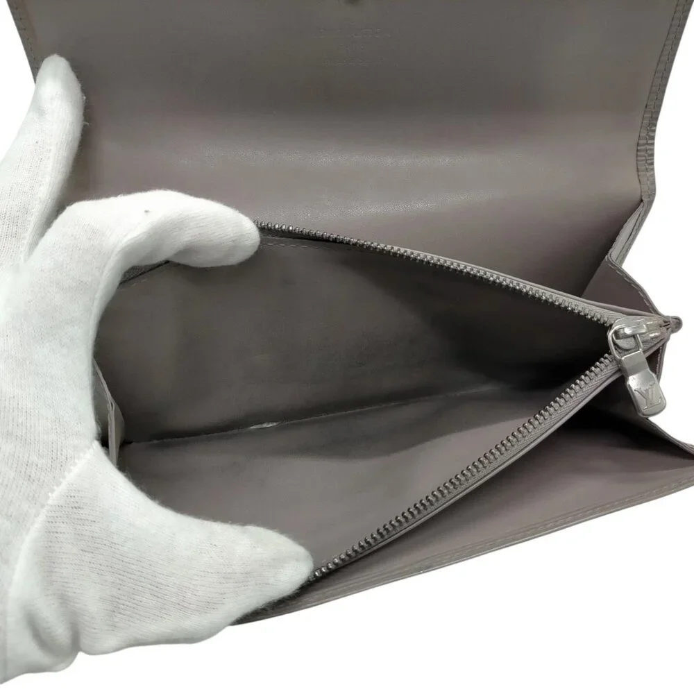 635197BV (L2) Louis Vuitton Wallet Long Gray Epi Leather - Picture 6 of 10